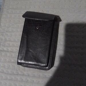 Black Leather Phone Case